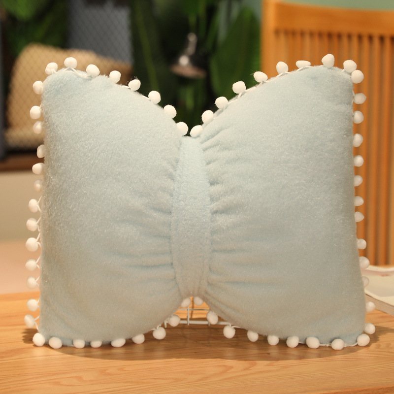 The Instagram-worthy throw pillow, sofa, bow pillow, bedroom bay window decoration, cute cushion, bedside, living room, girlish heart detail image 10