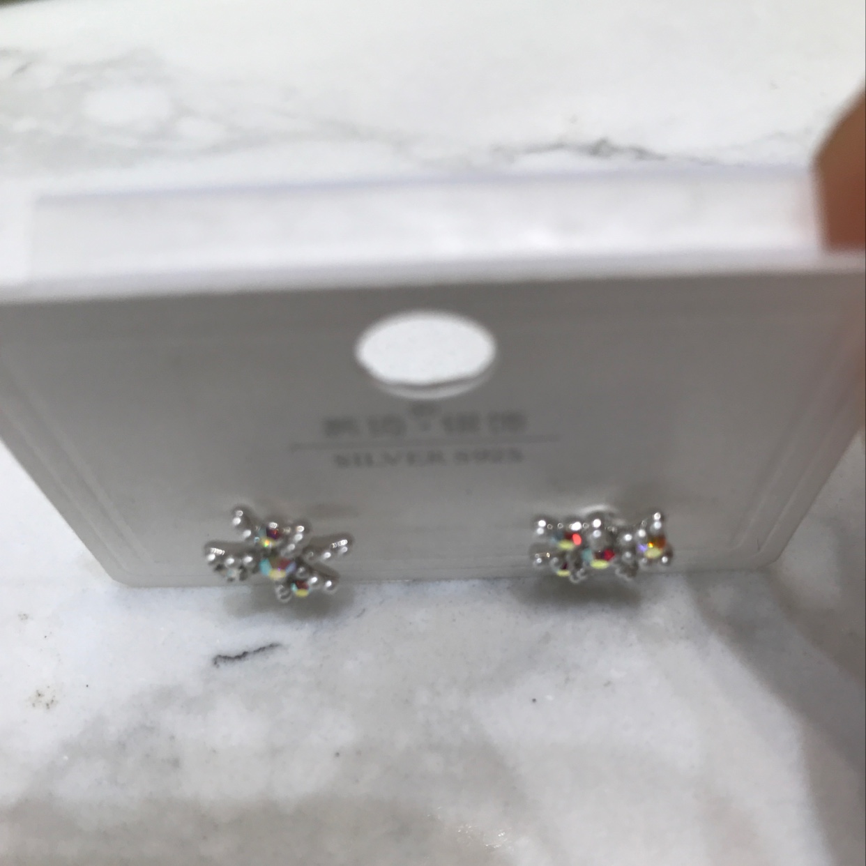 Snowflake rice beads ➕ colored diamonds Item Picture