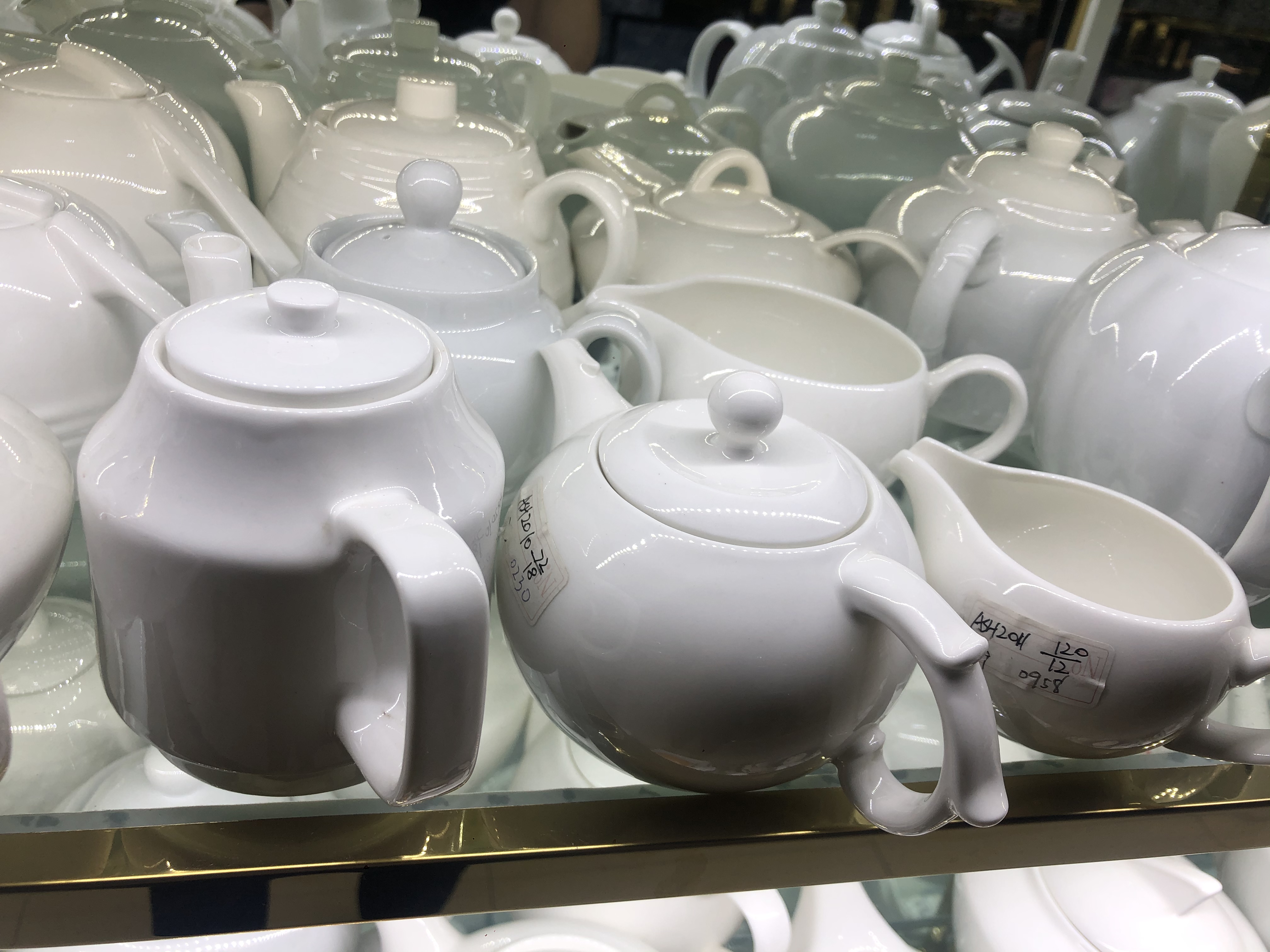 德化白瓷茶壶 西施壶功夫茶具陶瓷家用过滤单壶细节图