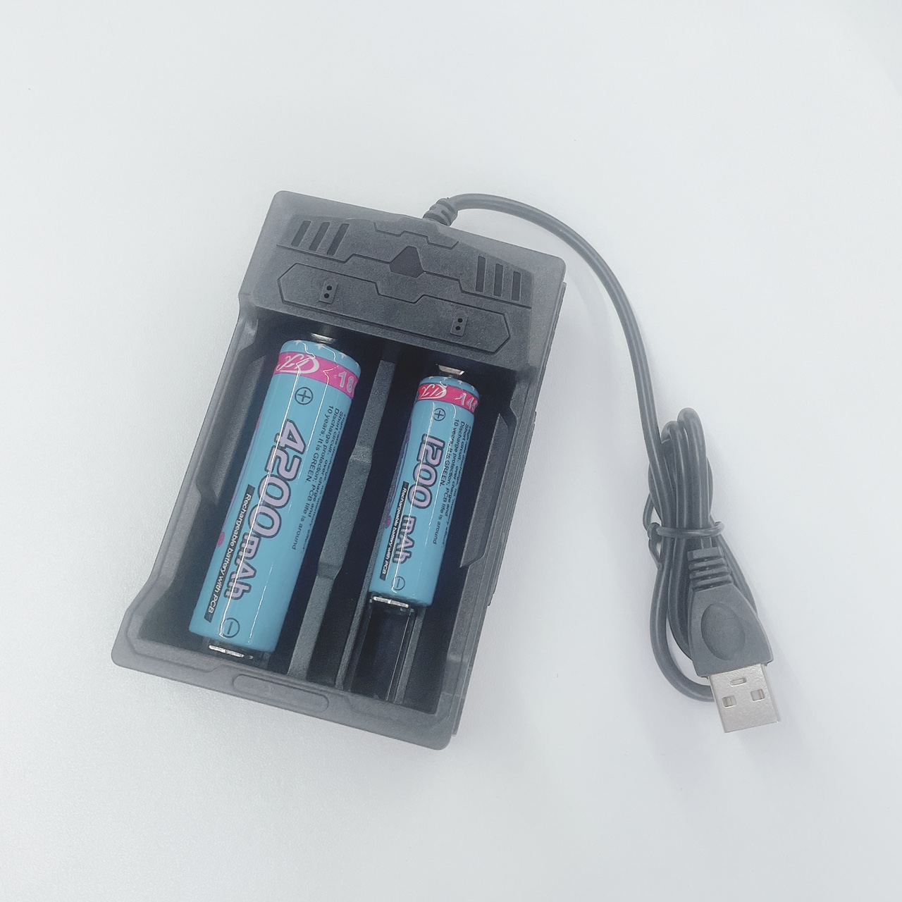双充万能USB头灯手电USB充电器详情图1