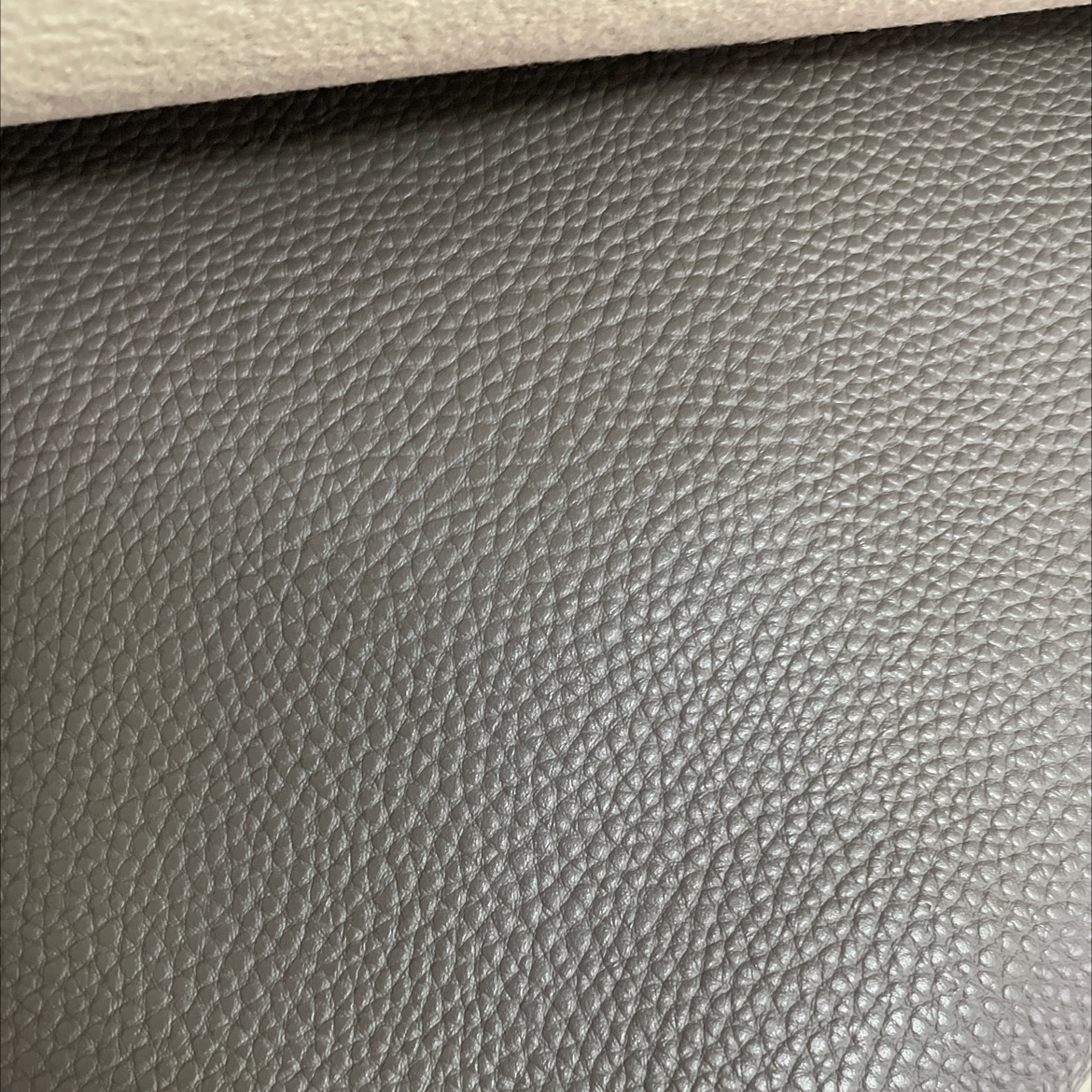Classic lychee grain leather fabric, leather bags, sofas, belts, accessories, dark grey jdlz007 Item Picture