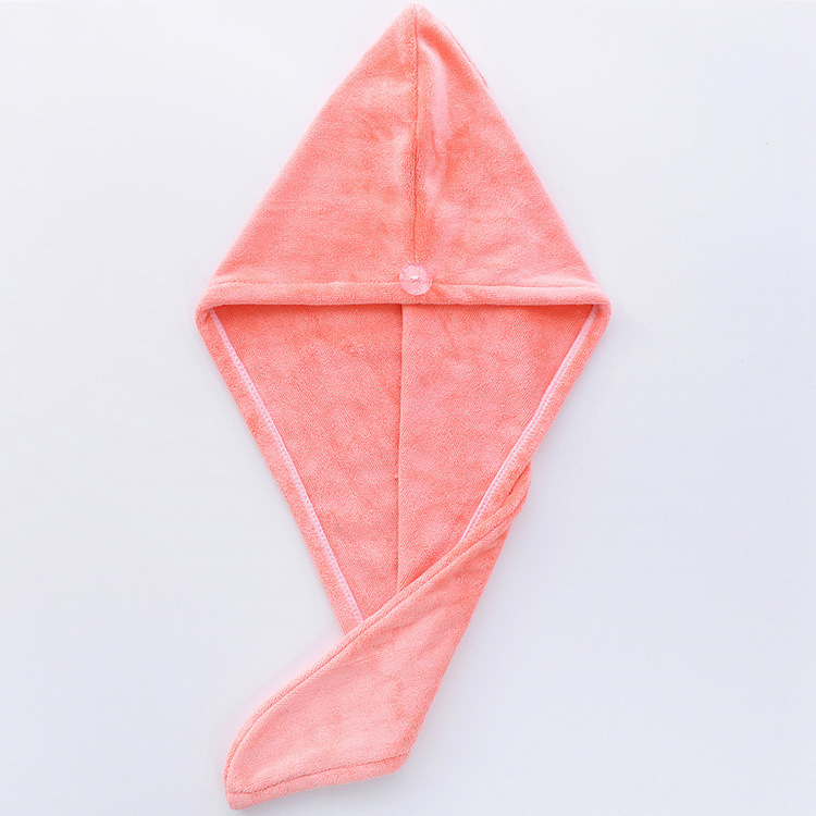 Superfine fiber absorbent dry hair cap, quick-drying, soft and comfortable, long hair thickened headscarf, ladies' shower cap, 25*65cm detail image 1
