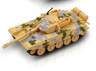 Collection of small tank model simulation ornaments, alloy military troop transport vehicle, rebound metal children's toy car detail image 4