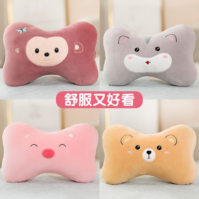 Cartoon cat car head pillow neck pillow pillow neck pillow neck pillow by memory cotton four seasons general decorative female products 83
