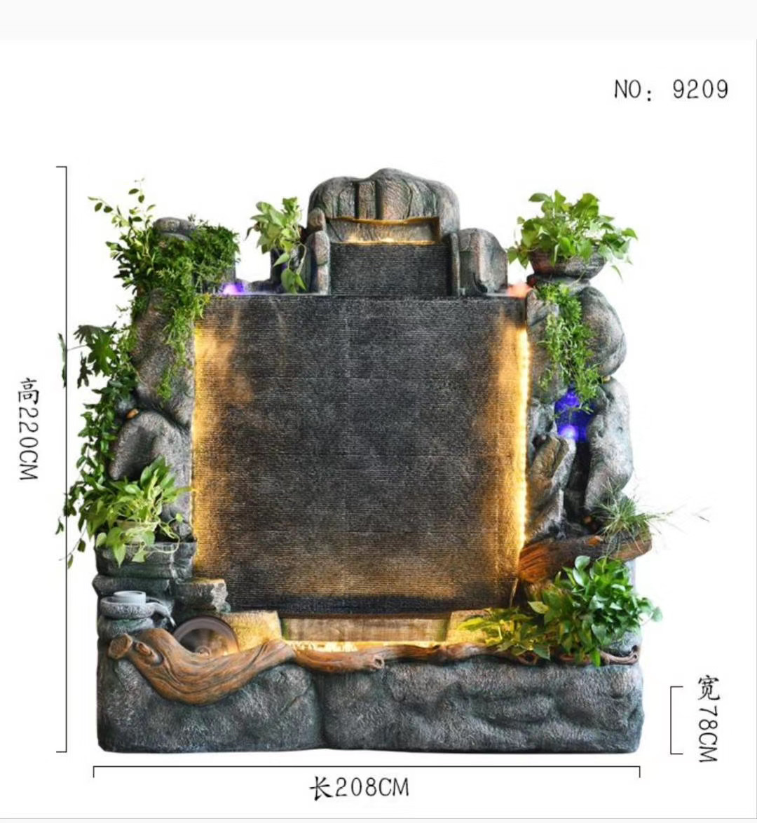 诸葛工艺庭院流水摆件阳台鱼池造景顶楼花园装饰布置景观鱼缸喷泉雾化加湿器爆款7279-286详情图12