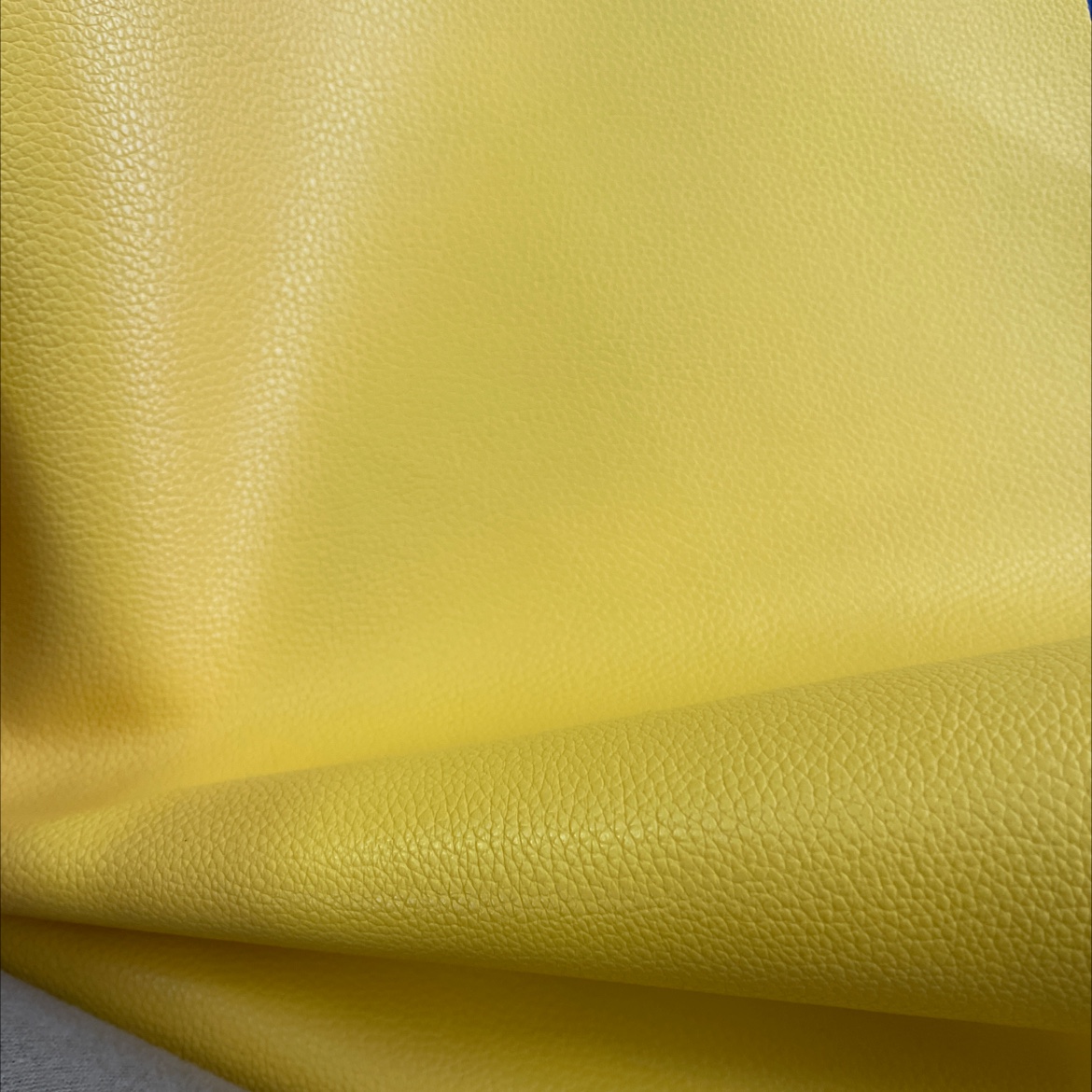 Mini lychee leather fabric, leather bags, sofa belts, soft furnishings, stationery, yellow mnlz019 Item Picture