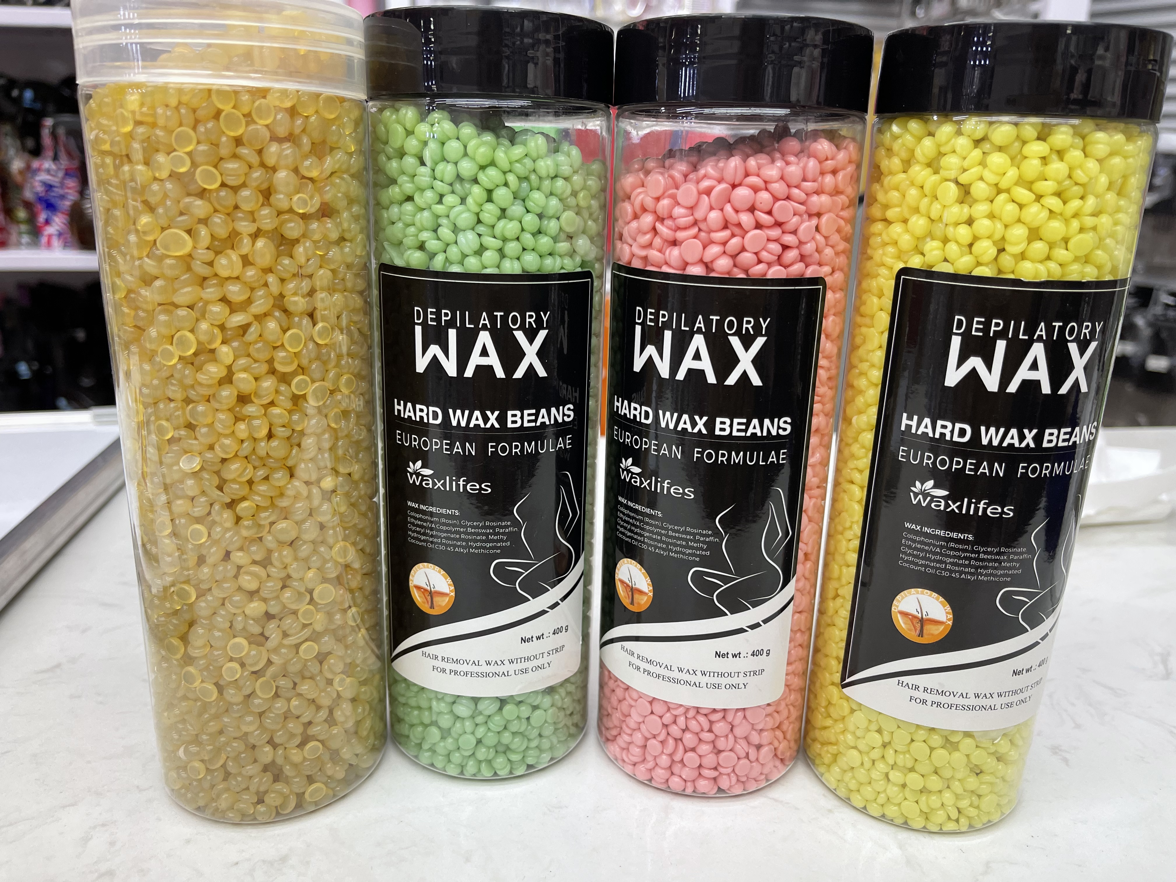 脱毛/蜡豆白底实物图