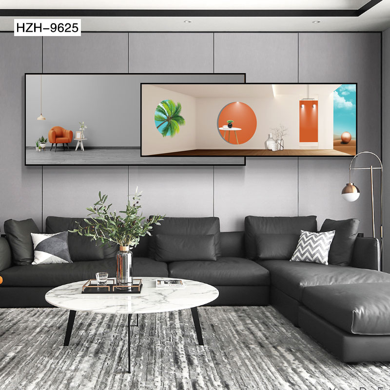 铝合金平面晶瓷叠加画现代轻奢5详情图1