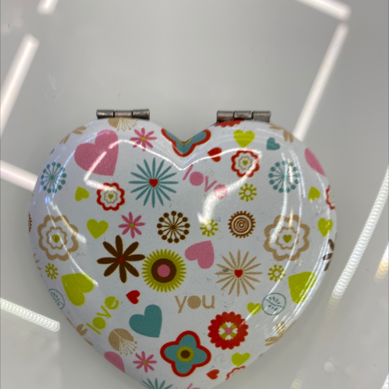 迪梦斯工艺品珠宝首饰盒镜子手工定制创意礼品镜子心形铝镜塔系列详情图7