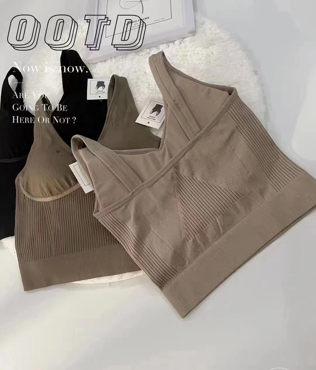 【 Pink Zhi Blue 】8811 Anti-Gravity Vest A New Women's Free Mail Seamless Back Application Scenario