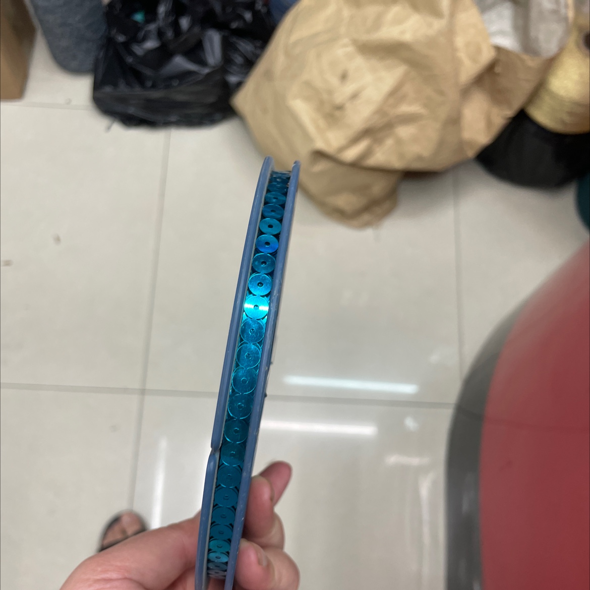 7Cm Blue details Picture