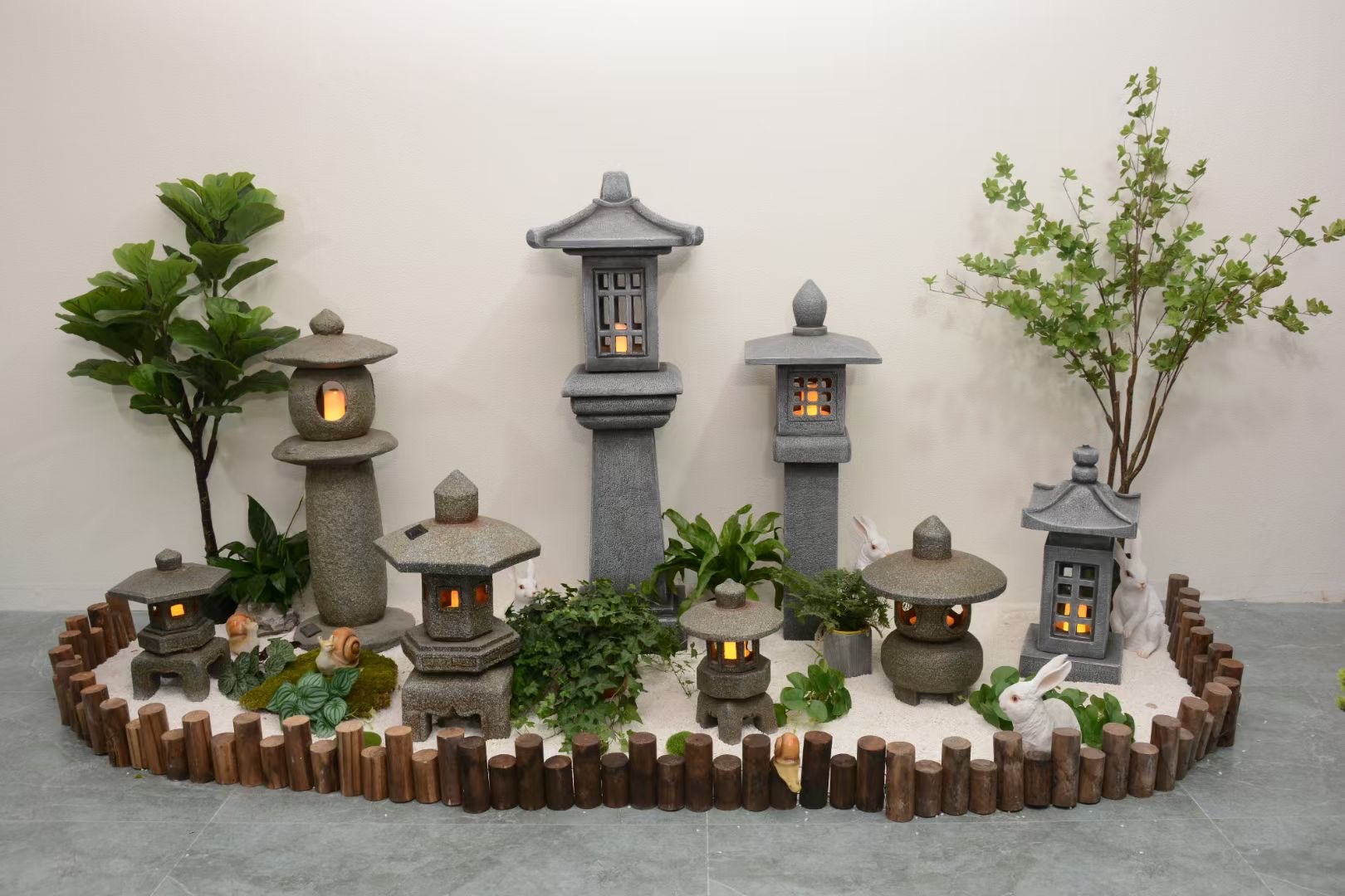 诸葛工艺庭院流水摆件阳台鱼池造景顶楼花园装饰布置景观鱼缸喷泉雾化加湿器爆款7279-290详情图10