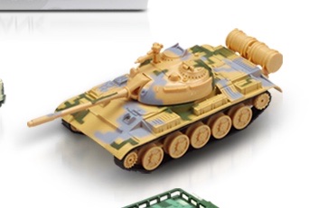 Collection of small tank model simulation ornaments, alloy military troop transport vehicle, rebound metal children's toy car Specification image