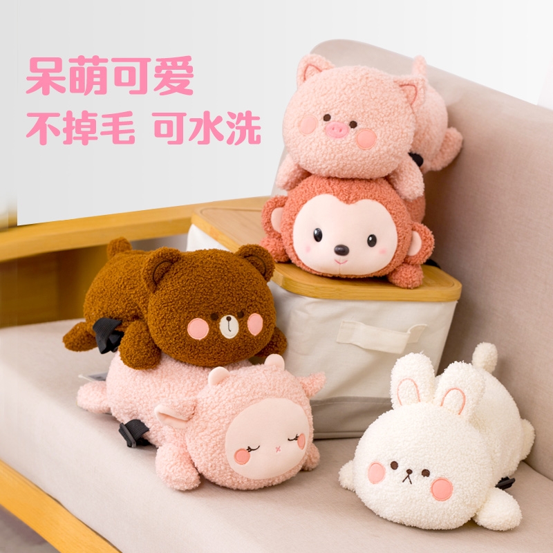 卡通猫汽车头枕护颈枕靠枕颈椎腰靠记忆棉四季通用装饰情侣女用品57