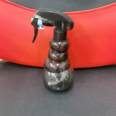 Water Bottle Black Spiral Shape