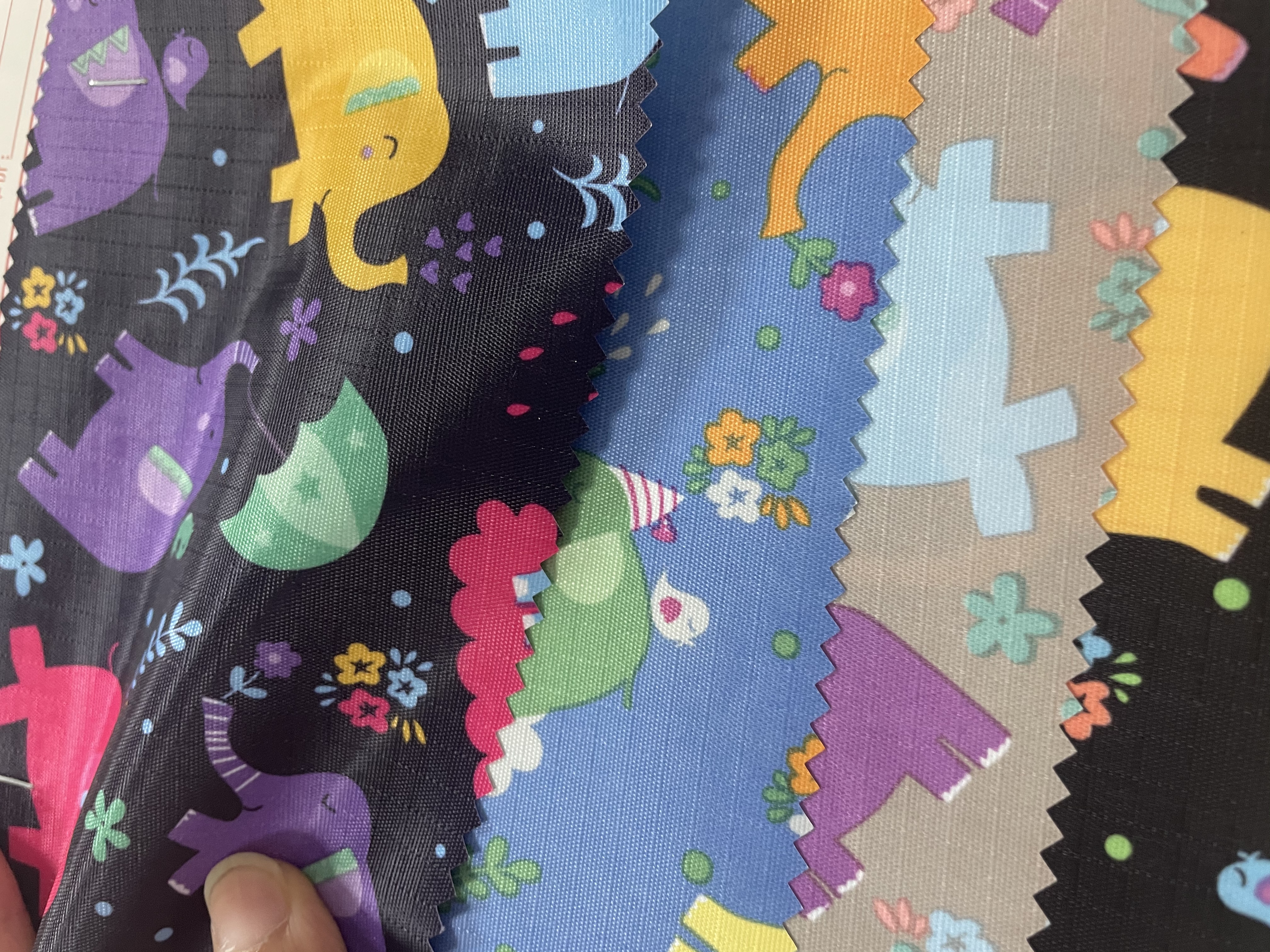 Printed Oxford cloth 13 details Picture