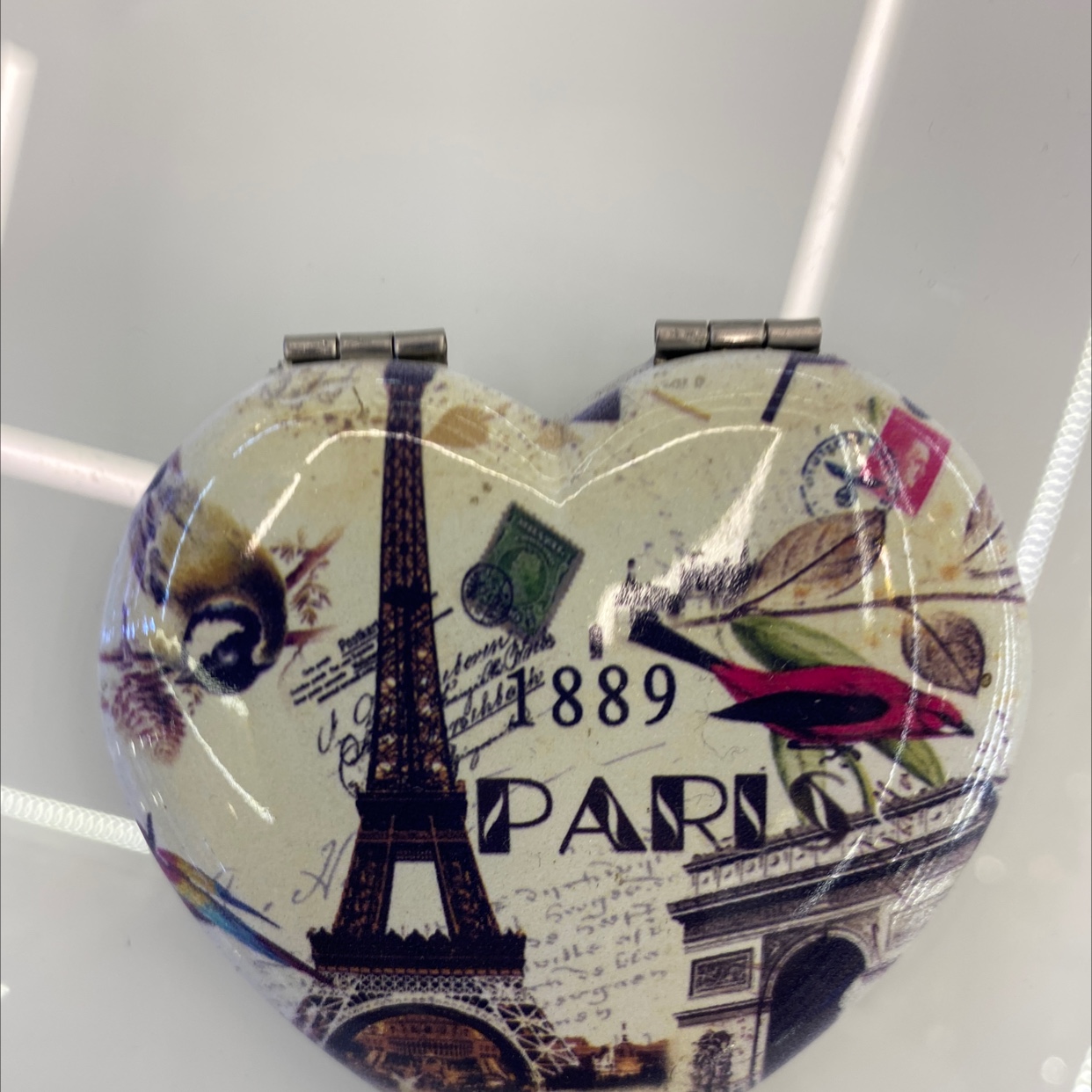 迪梦斯工艺品珠宝首饰盒镜子手工定制创意礼品镜子心形铝镜塔系列详情图3