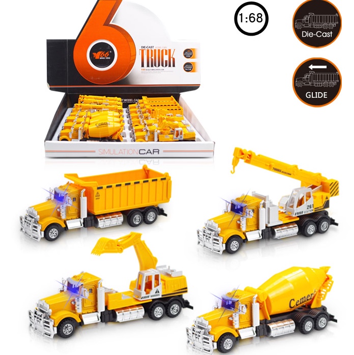 A new cross-border sliding engineering vehicle with lighting and music, a mud tanker