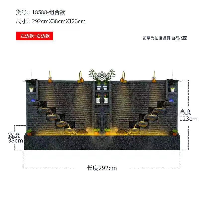 诸葛工艺庭院流水摆件阳台鱼池造景顶楼花园装饰布置景观鱼缸喷泉雾化加湿器爆款7279-286详情图3