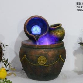 诸葛工艺庭院流水摆件阳台鱼池造景顶楼花园装饰布置景观鱼缸喷泉雾化加湿器爆款7279-290详情1