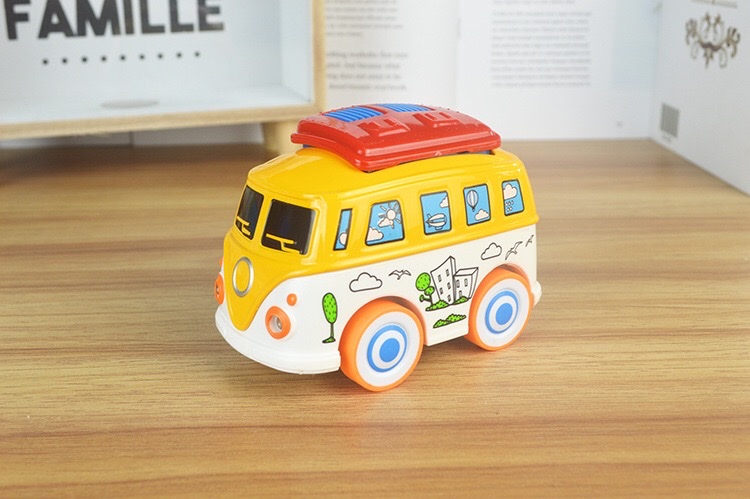 Dibujos animados q versión alloy bus model juguetes para niños alloy car mod huecos sonido y luz autobús de viaje autobús público detail image 8