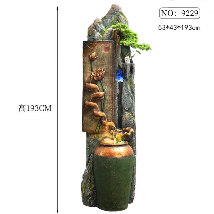 诸葛工艺庭院流水摆件阳台鱼池造景顶楼花园装饰布置景观鱼缸喷泉雾化加湿器爆款7279-286详情图17