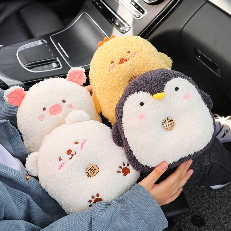 卡通猫汽车头枕护颈枕靠枕颈椎腰靠记忆棉四季通用装饰情侣女用品7