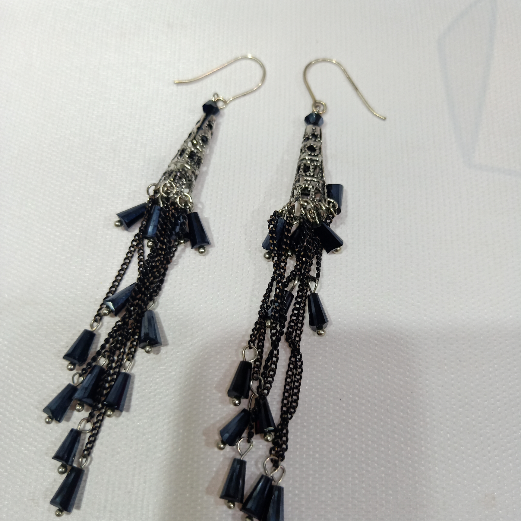 仿古流苏银针韩式耳钉耳环