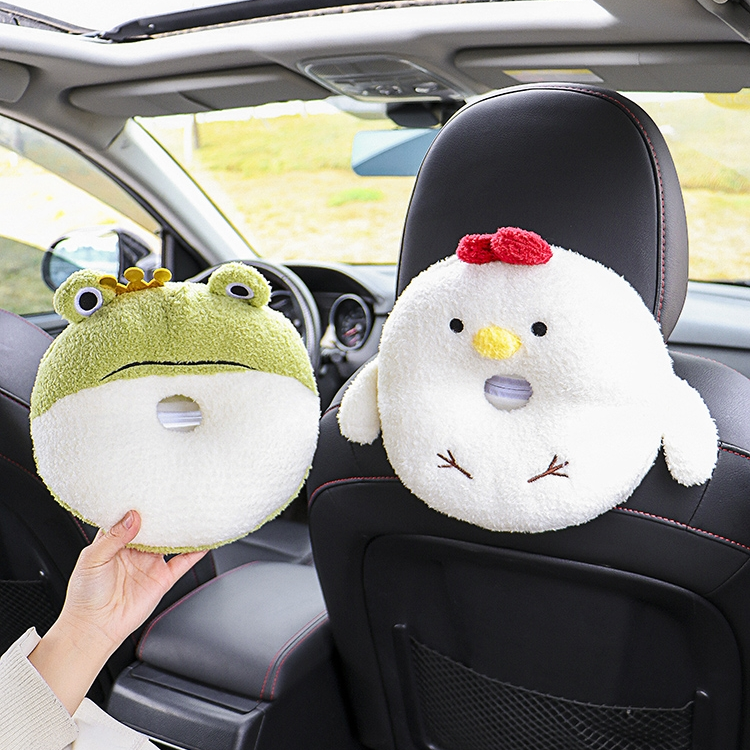 卡通猫汽车头枕护颈枕靠枕颈椎腰靠记忆棉四季通用装饰情侣女用品23