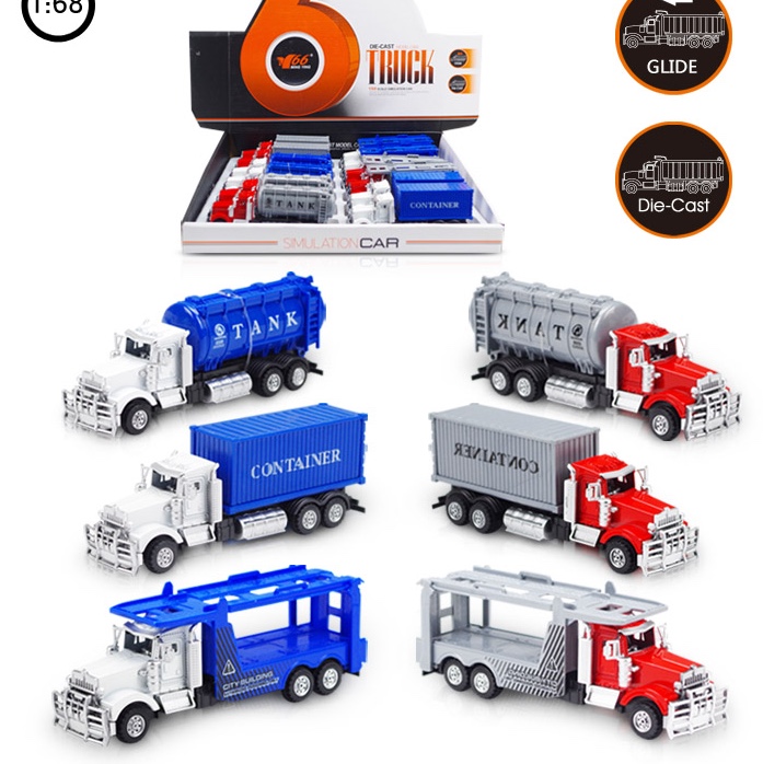 Three new types of cross-border sliding trucks, container trucks and water tank trucks