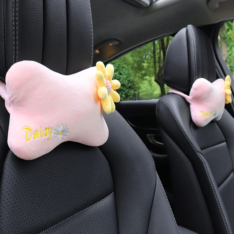 卡通猫汽车头枕护颈枕靠枕颈椎腰靠记忆棉四季通用装饰情侣女用品52