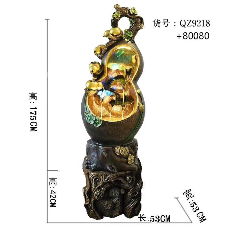 诸葛工艺庭院流水摆件阳台鱼池造景顶楼花园装饰布置景观鱼缸喷泉雾化加湿器爆款7279-286详情图11