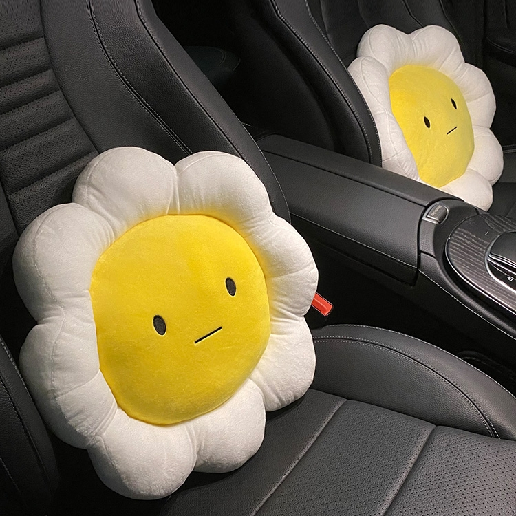 卡通猫汽车头枕护颈枕靠枕颈椎腰靠记忆棉四季通用装饰情侣女用品70
