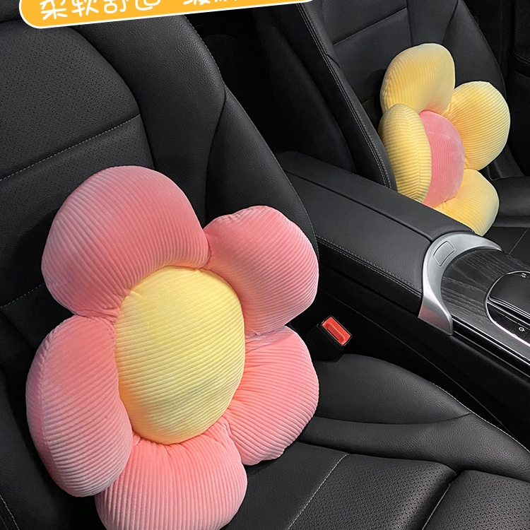 卡通猫汽车头枕护颈枕靠枕颈椎腰靠记忆棉四季通用装饰情侣女用品66