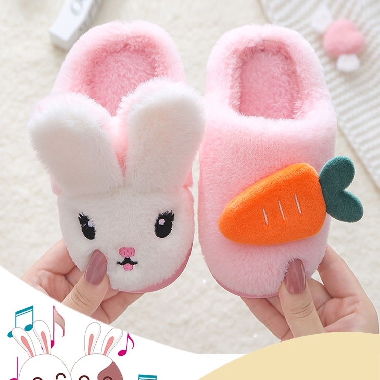 毛绒玩具棉拖鞋女包跟秋冬季新款软底保暖居家防滑毛绒月子13