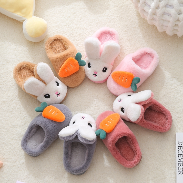 毛绒玩具棉拖鞋女包跟秋冬季新款软底保暖居家防滑毛绒月子