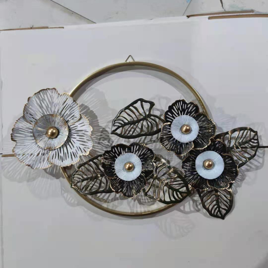 Yuxuan Ironwork's Chinese-Eastern style home decoration items, metal handicrafts, Romantic to the whole house, new Ginkgo leaf wall hanging, 25