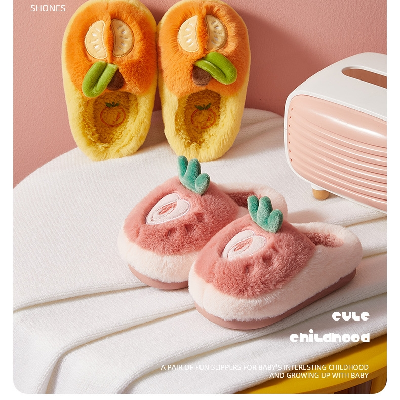 毛绒玩具棉拖鞋女包跟秋冬季新款软底保暖居家防滑毛绒月子6488