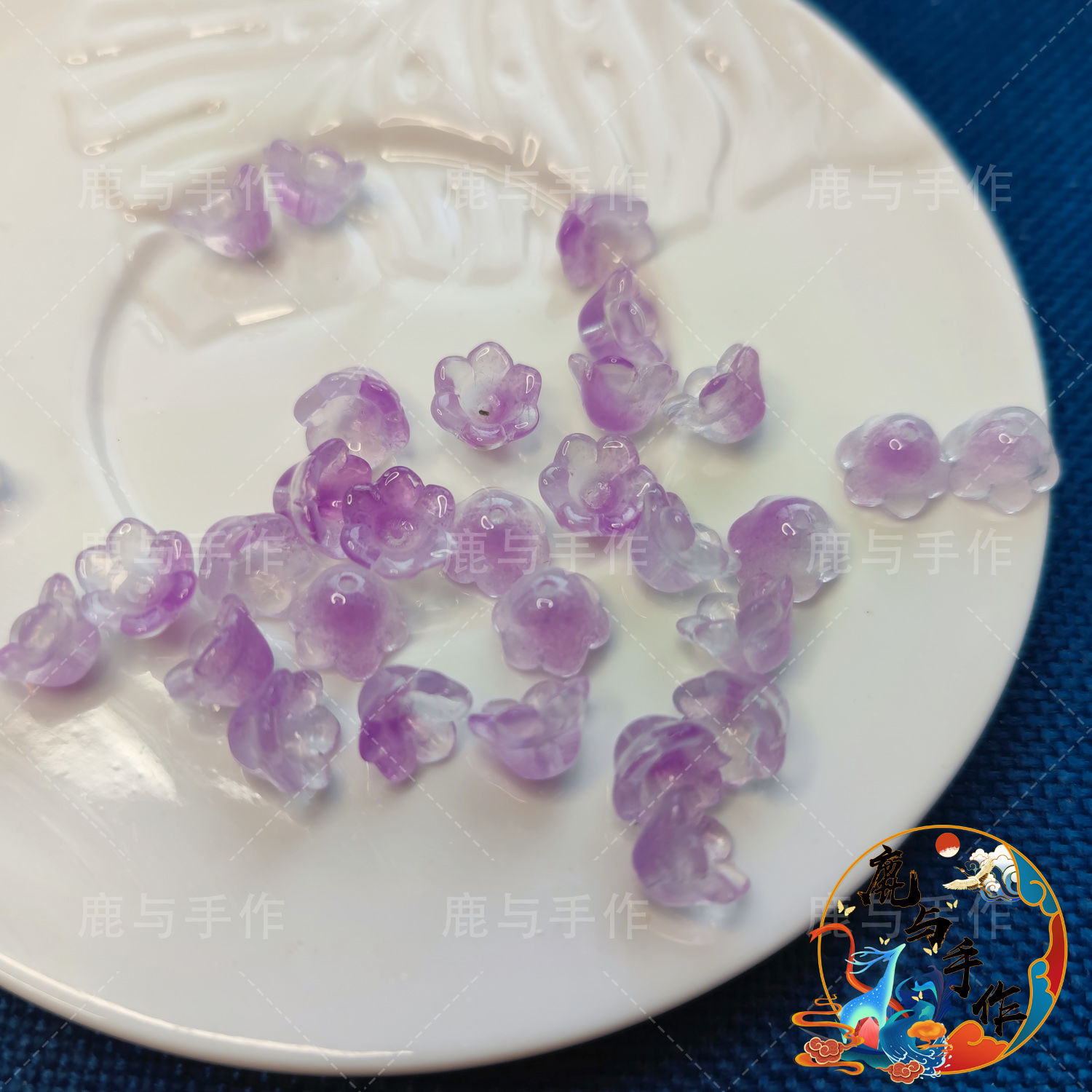 DIY handcrafted materials of Luli Guang, ancient-style hairpins and headwear, crystal scattered beads, tassel pendants, 2472 detail image 4