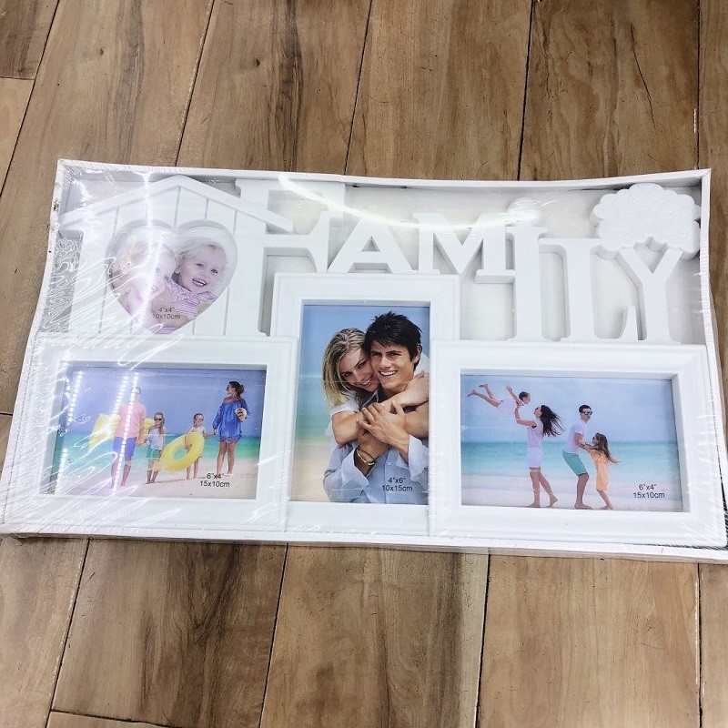 欧式组合连体6寸挂墙相框照片爱心客厅家庭儿童婚纱宝宝照片墙批发详情图1