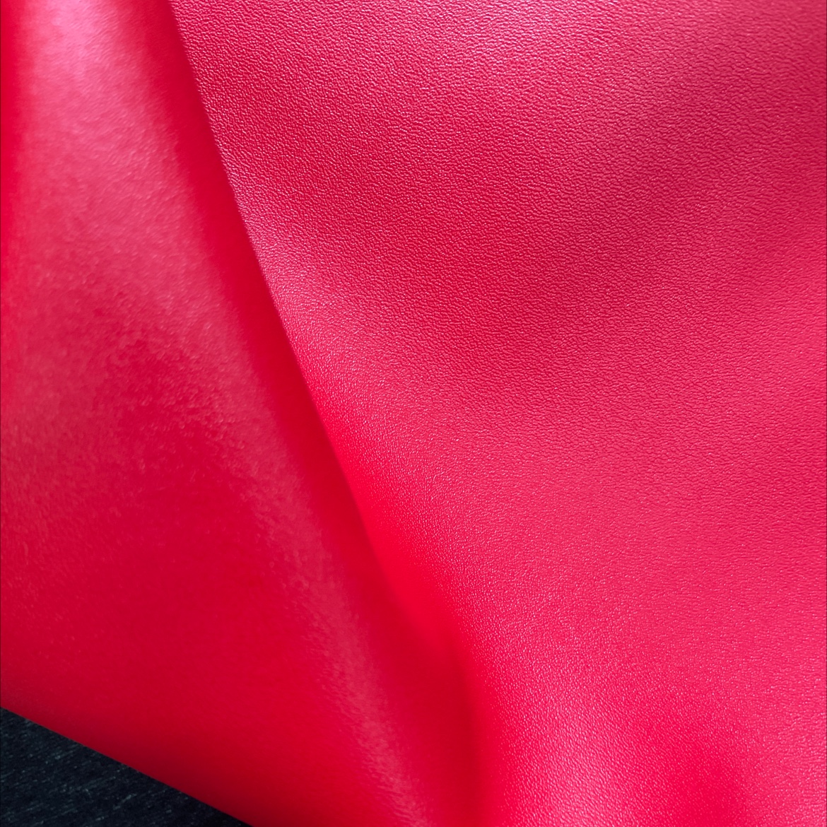 Fine-grained Napa leather fabric, leather bags, sofas, accessories, soft furnishings, belts, bright red xwnp011 Item Picture