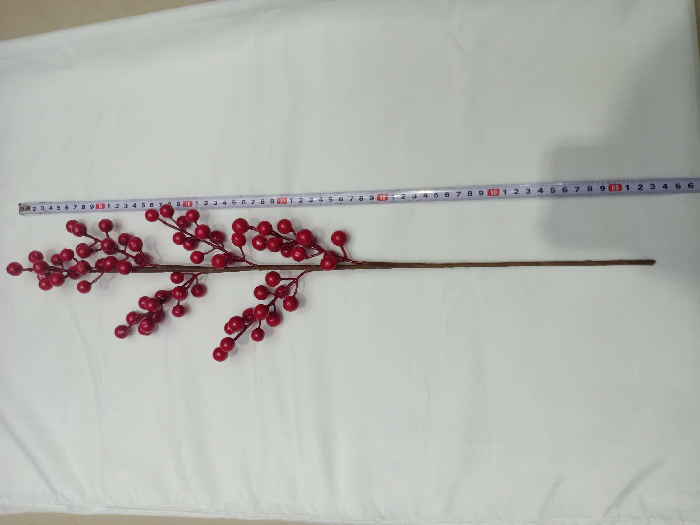 Fruta roja 6 cabezas solo fukubucket arreglo floral accesorios cada horquilla pega no es fácil de caer fábrica directa calidad paso de aduanas details Picture