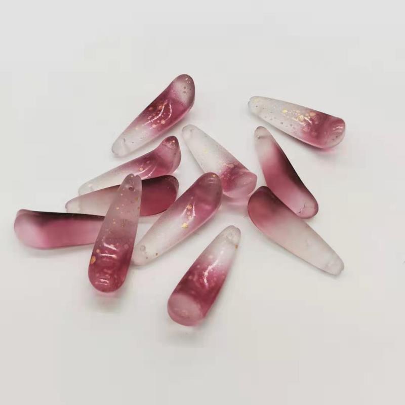 Glazed Light DIY handmade materials antique hairpin headpiece Crystal loose bead step swing fringe Pendant 2513