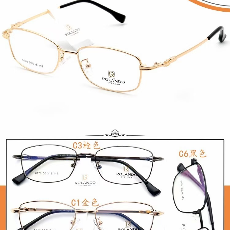 6170 Xiu Xiu eyeglasses hydrangea new spot memory titanium business unified wholesale eyeglasses frames
