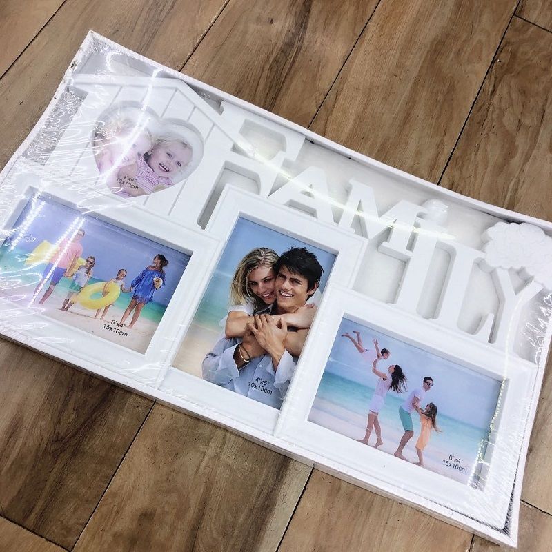 欧式组合连体6寸挂墙相框照片爱心客厅家庭儿童婚纱宝宝照片墙批发细节图