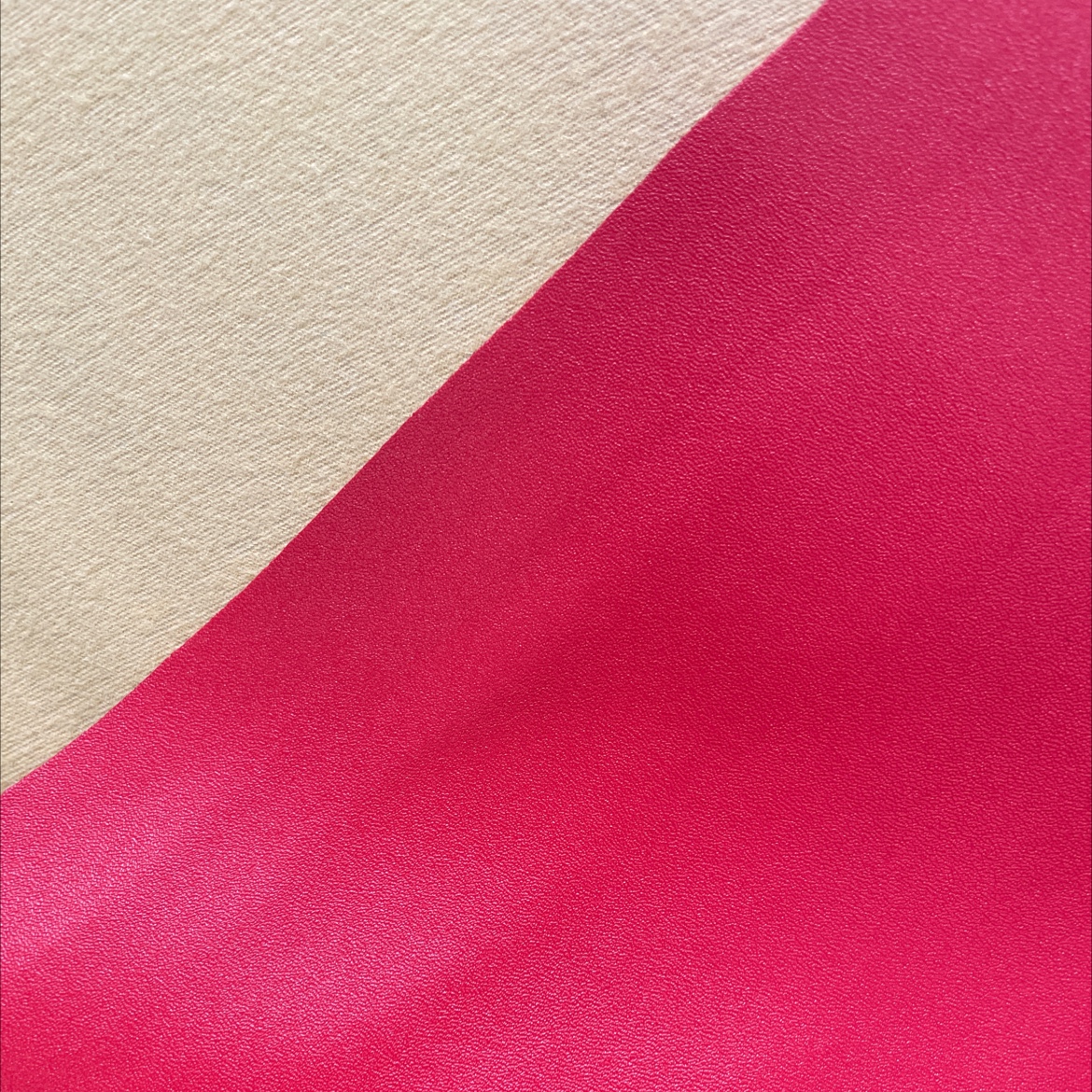 Fine-grained Napa leather fabric, leather bags, sofas, accessories, soft furnishings, belts, bright red xwnp011 details Picture