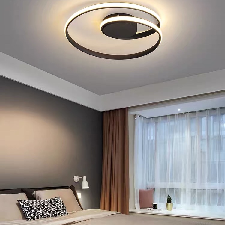 Bedroom ceiling light, Nordic popular, simple, modern, creative, individual, warm and romantic LED master bedroom lighting fixtures