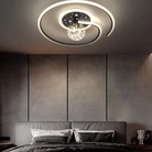 卧室吸顶灯2021年新款现代轻奢北欧简约灯具创意主卧满天星房间灯