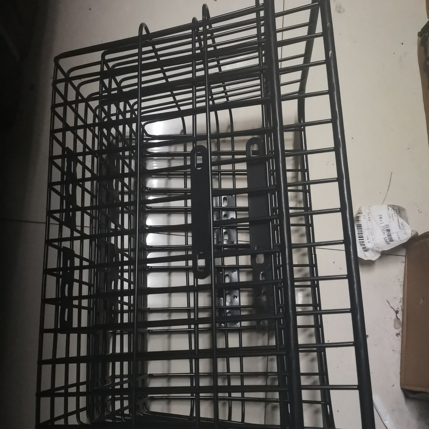 Electric vehicle large iron frame basket