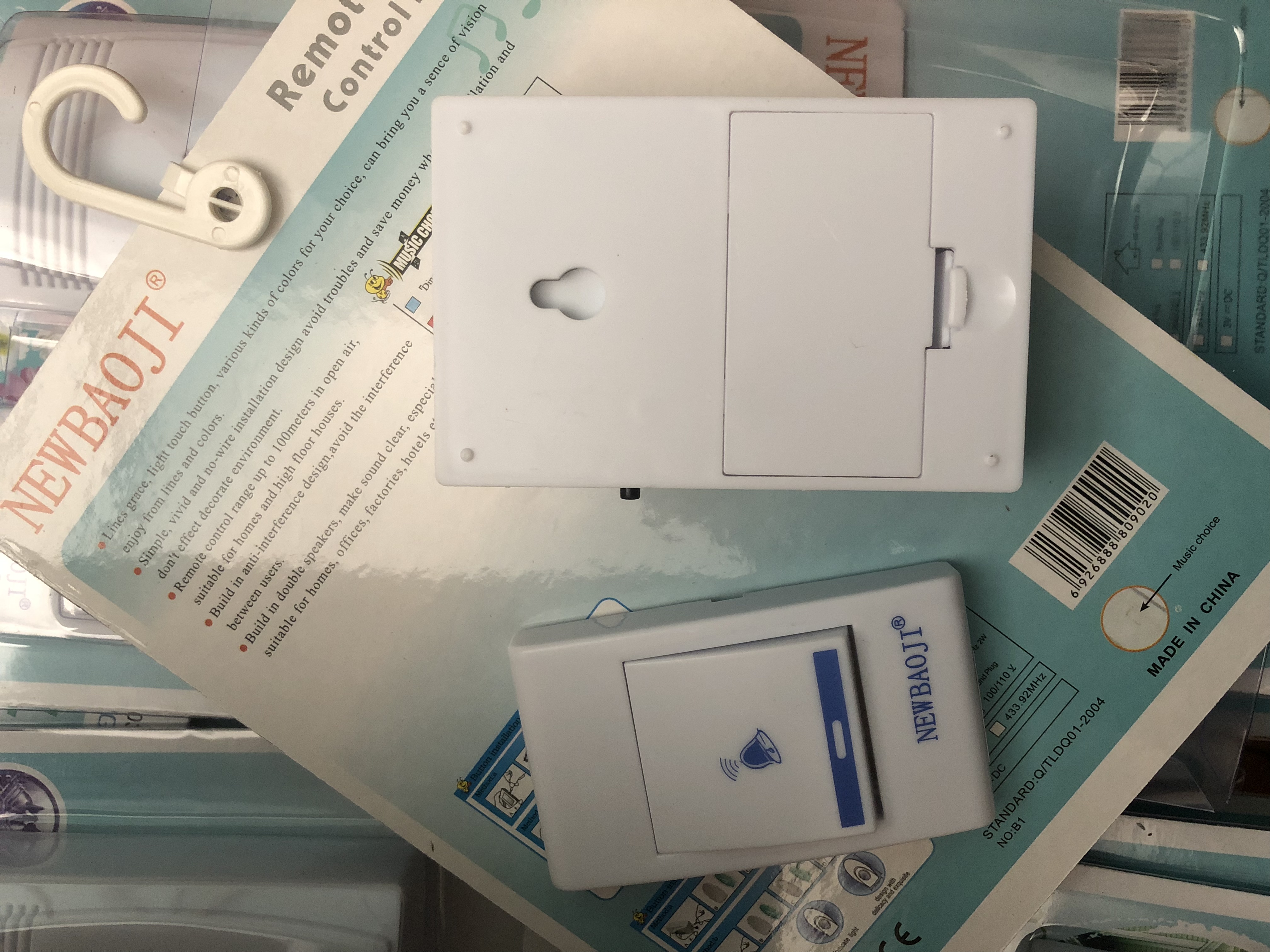 new baoji wireless remote control doorbell, factory direct sales, with many styles. Application Scenario